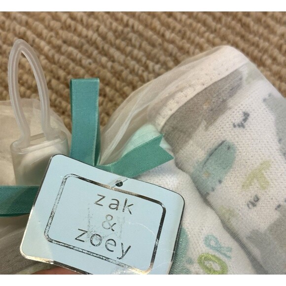 Zak & Zoey 3 hooded towels Set Baby Shower, Alligator Zoo, Animals NIB - Picture 3 of 11